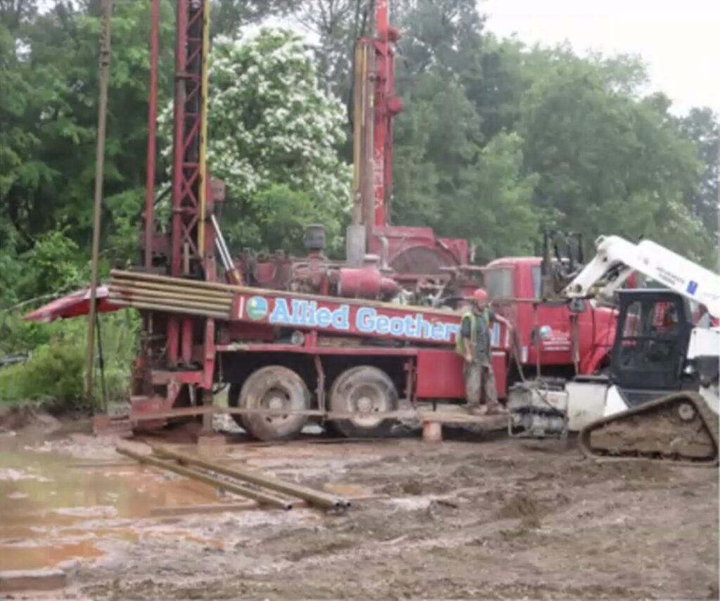 Drilling of Geothermal Wells Started at New Elementary School